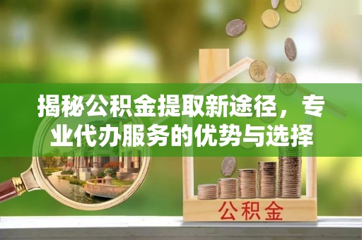 射洪揭秘公积金提取新途径，专业代办服务的优势与选择