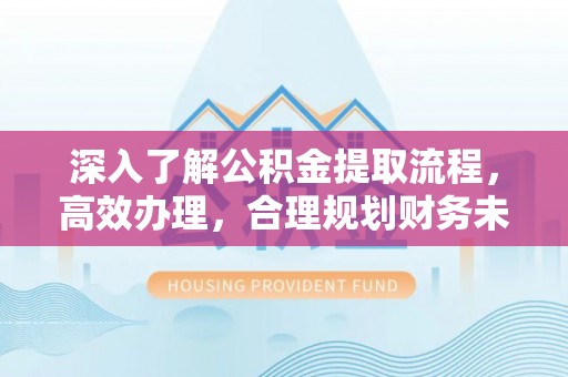 射洪深入了解公积金提取流程，高效办理，合理规划财务未来