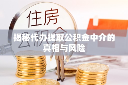 射洪揭秘代办提取公积金中介的真相与风险
