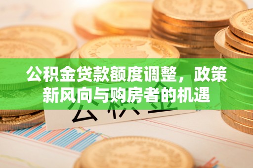 射洪公积金贷款额度调整，政策新风向与购房者的机遇