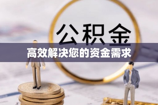 射洪高效解决您的资金需求