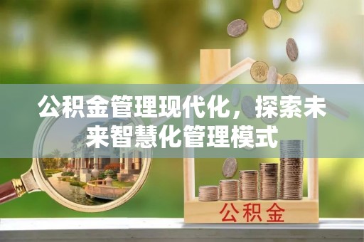 射洪公积金管理现代化，探索未来智慧化管理模式