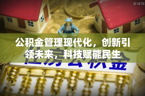射洪公积金管理现代化，创新引领未来，科技赋能民生