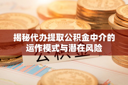 射洪揭秘代办提取公积金中介的运作模式与潜在风险