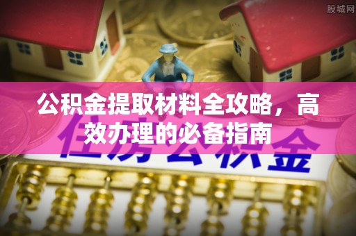 射洪公积金提取材料全攻略，高效办理的必备指南