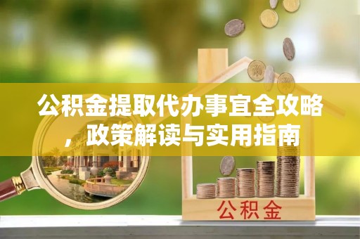 射洪公积金提取代办事宜全攻略，政策解读与实用指南