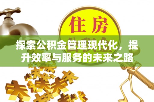 射洪探索公积金管理现代化，提升效率与服务的未来之路