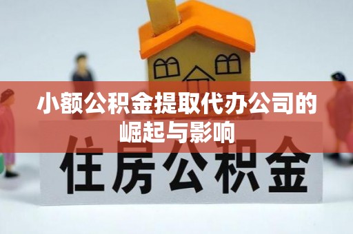 射洪小额公积金提取代办公司的崛起与影响