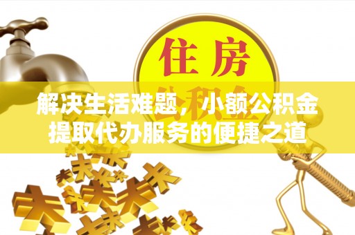 射洪解决生活难题，小额公积金提取代办服务的便捷之道