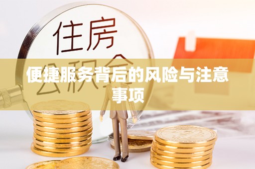 射洪便捷服务背后的风险与注意事项