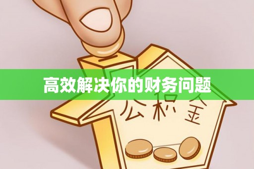 射洪高效解决你的财务问题